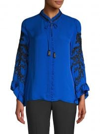 Kobi Halperin - Margo Silk Blouse at Saks Fifth Avenue